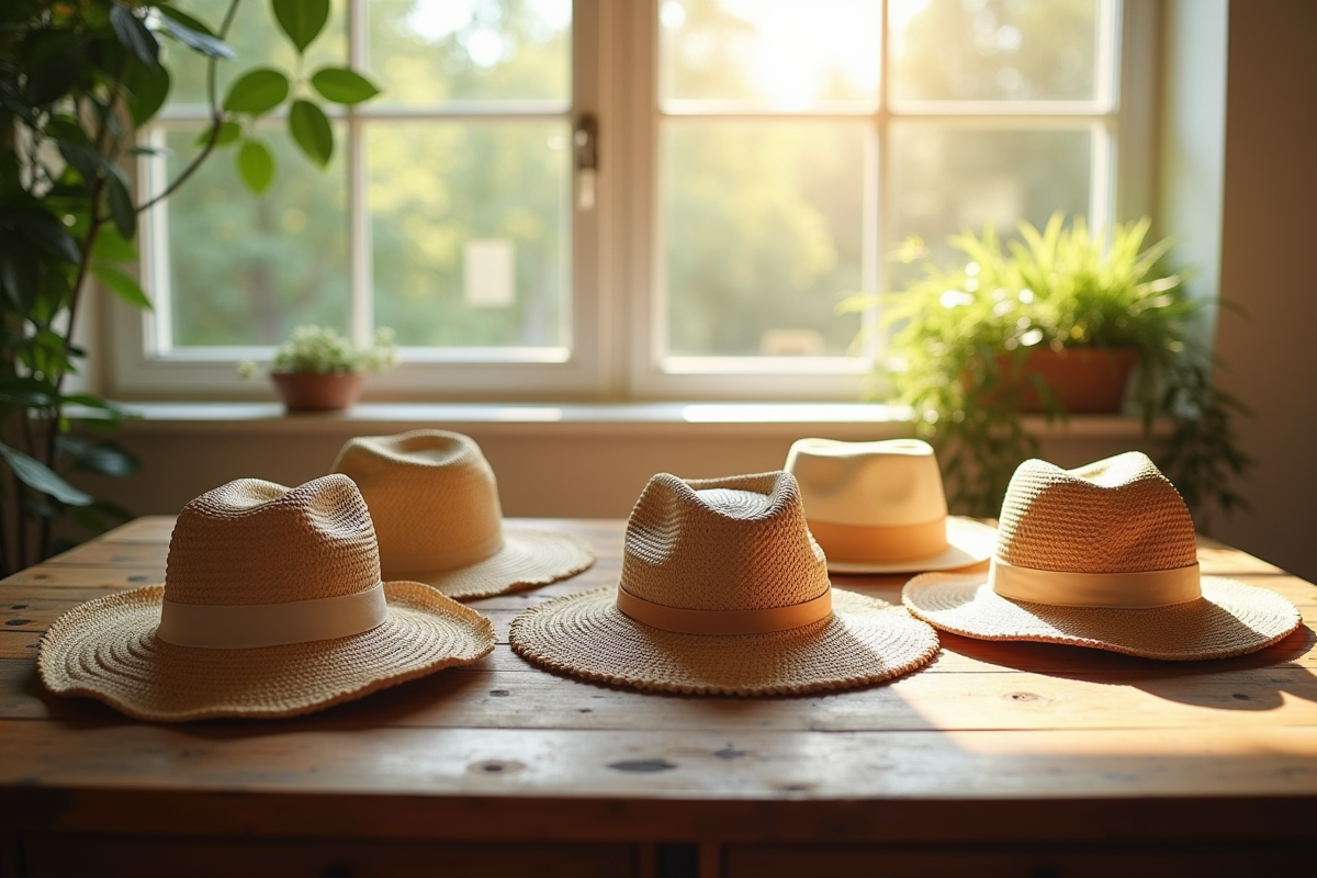 Variété de chapeaux d