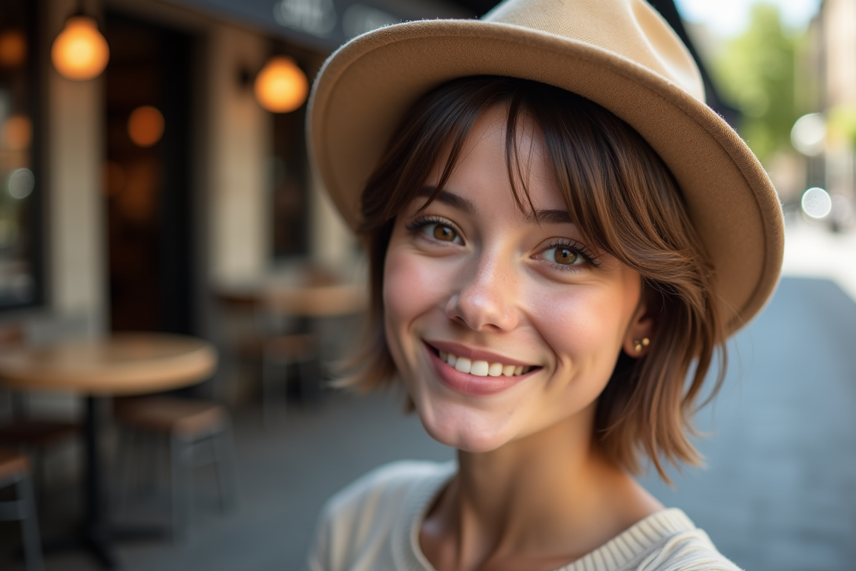 Chapeaux idéaux pour cheveux courts : trouvez votre style parfait