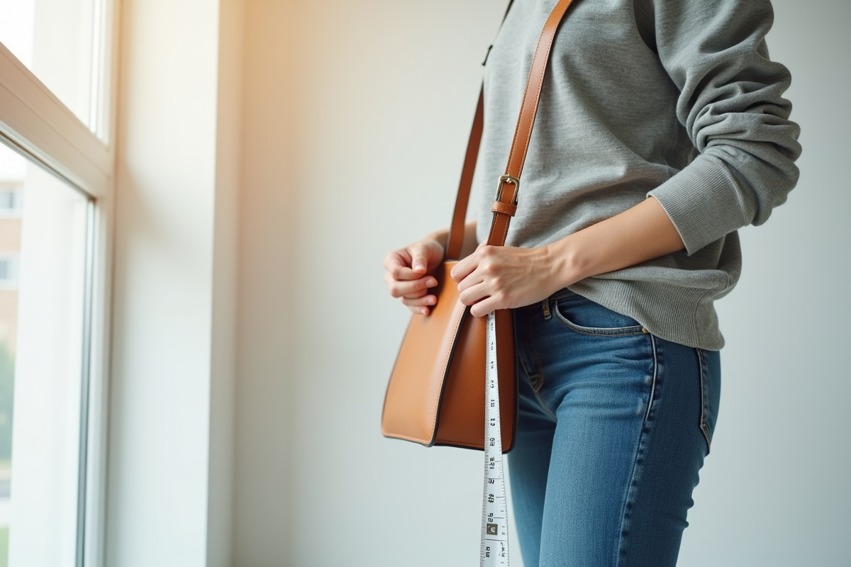 Mesure de la hauteur de la bandoulière d’un sac à main : techniques et astuces